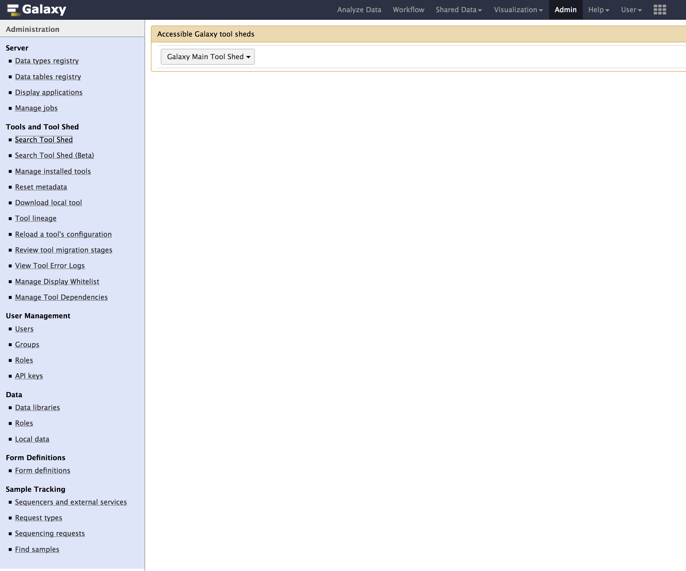 Galaxy ToolShed