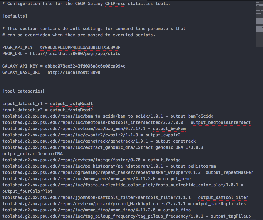 Example config